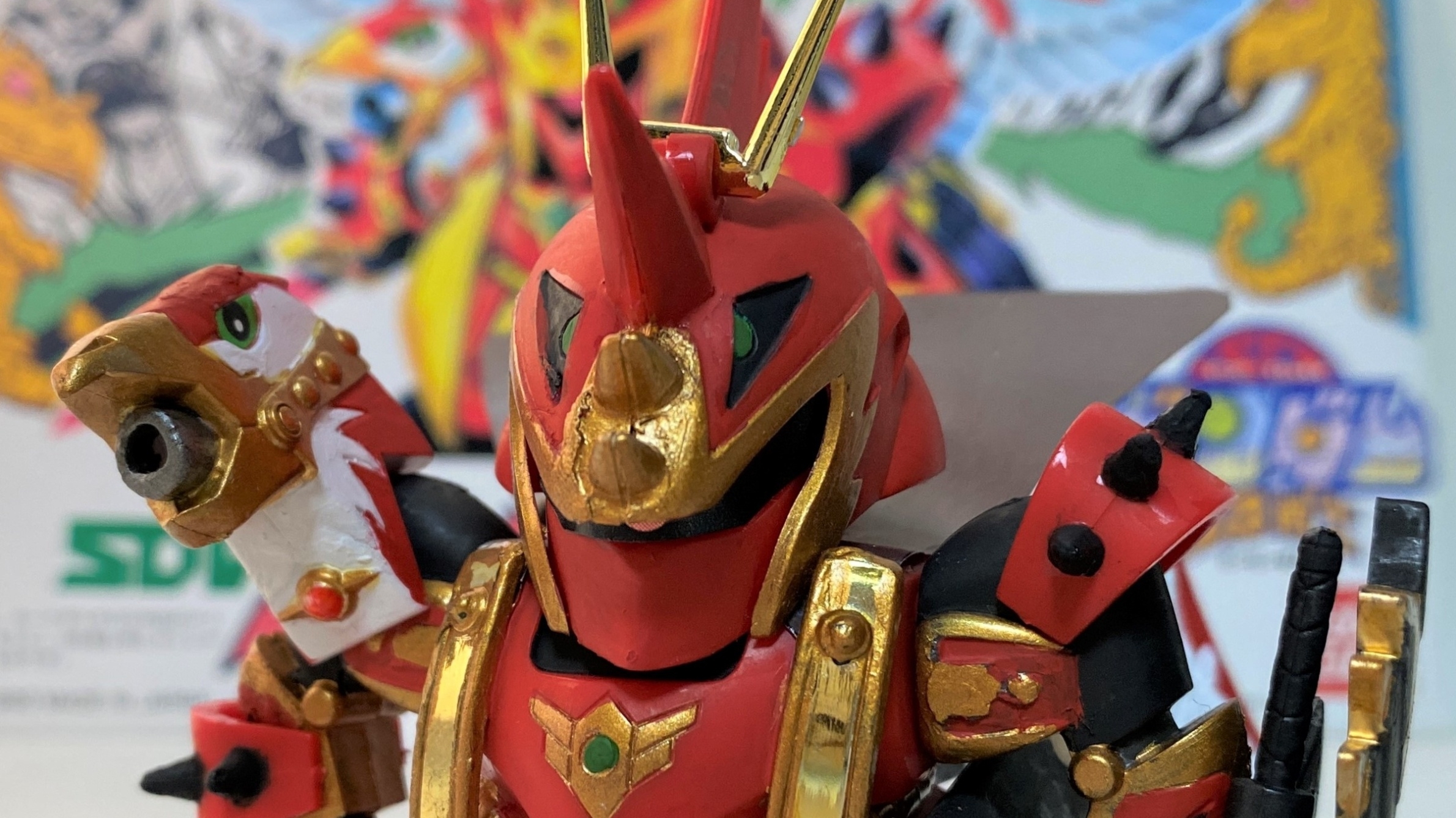 伝説の騎士、再び！BB戦士 No.49 ナイトサザビーを筆塗りで楽しむ#048