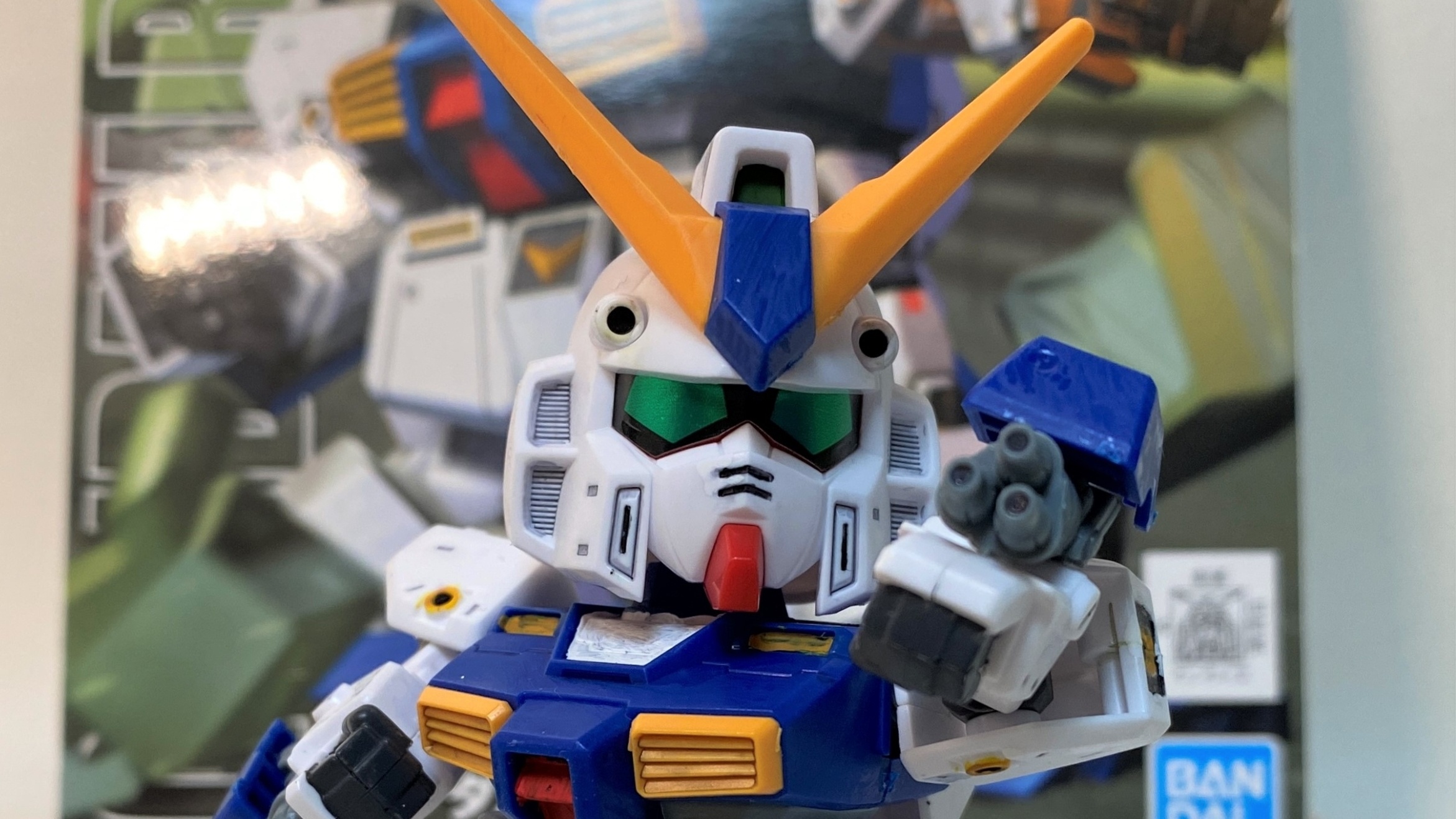 142 SDガンダムBB戦士No.273 ガンダムRX-78-NT-1を作りました