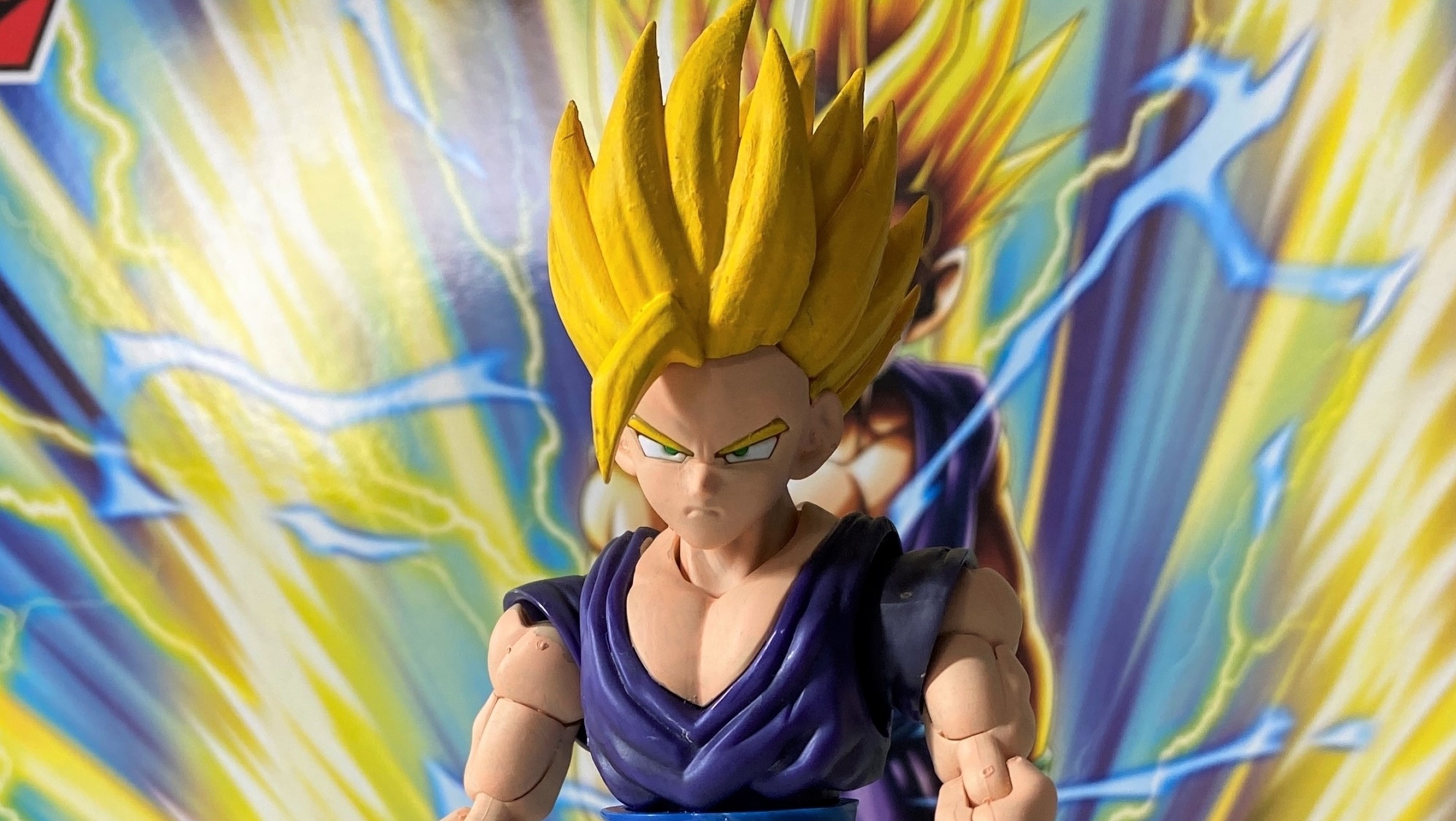 Figure-rise Standard】超サイヤ人2孫悟飯を筆塗りで再現 