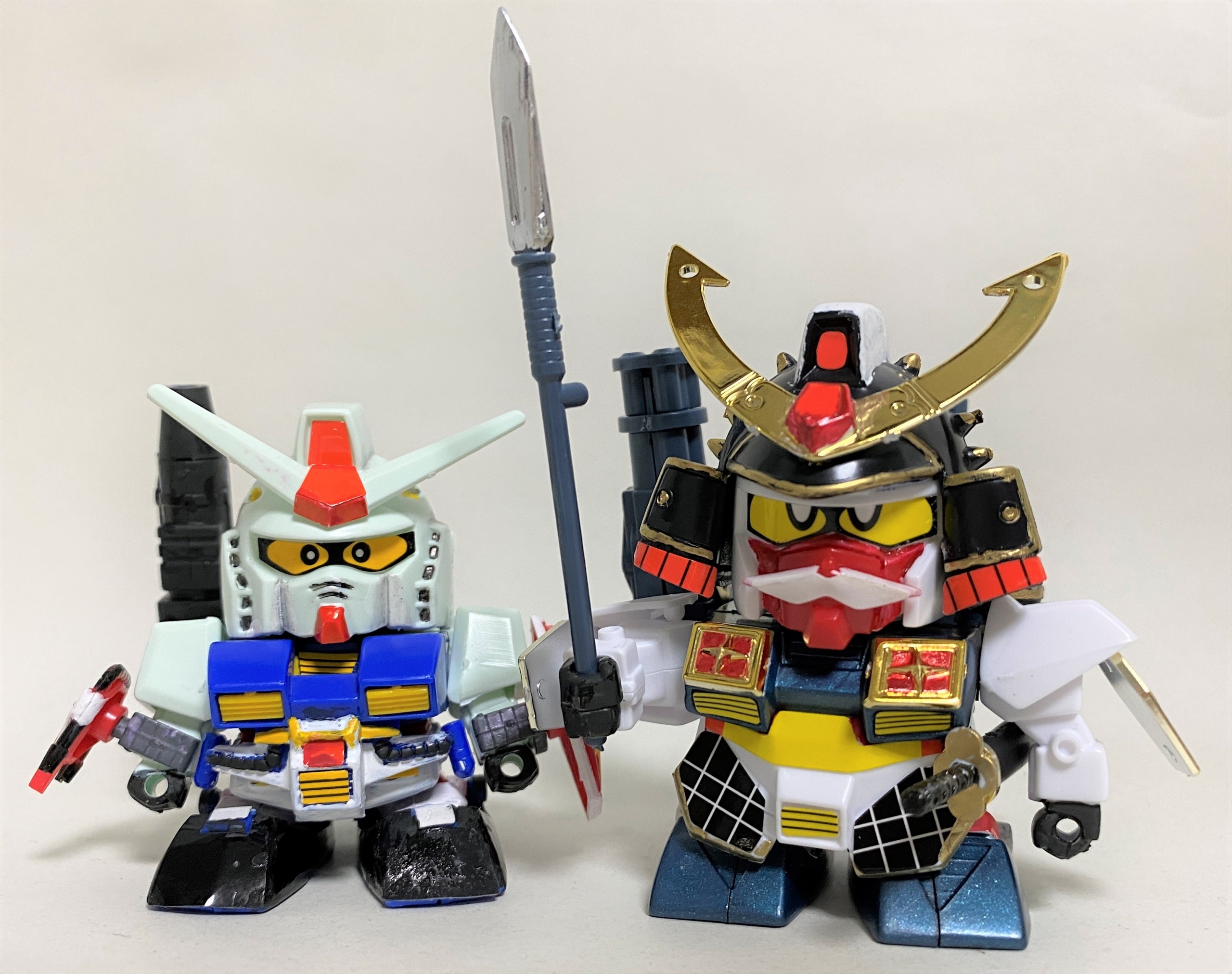 パーフェクトガンダム＆将ガンダム デザインベースキットと武者 | m3