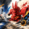懐かしのBB戦士「逆襲のシャア」初期3キット！νガンダム・サザビー・ヤクト・ドーガを