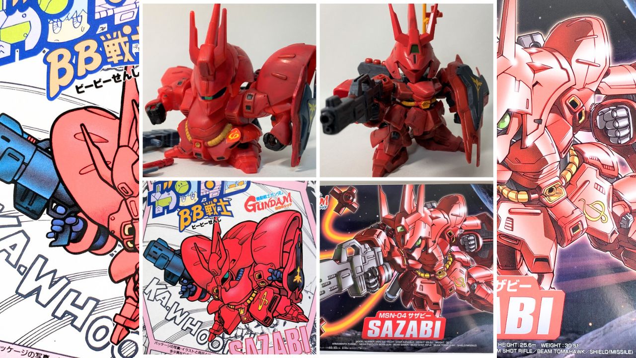 267 サザビーの新旧キットを並べてみました おすすめBB戦士 | Mさん模