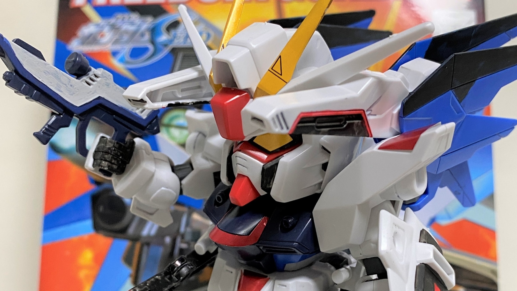 SDガンダムBB戦士No.257 フリーダムガンダムを作りました。素組みから部分塗装まで | m3-channel blog