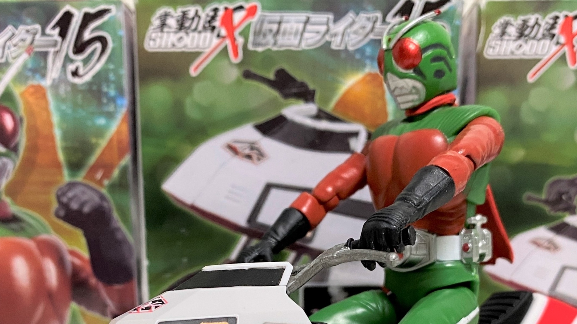 SHODO-X 仮面ライダー】スカイライダー前期・後期を組立＆筆塗り