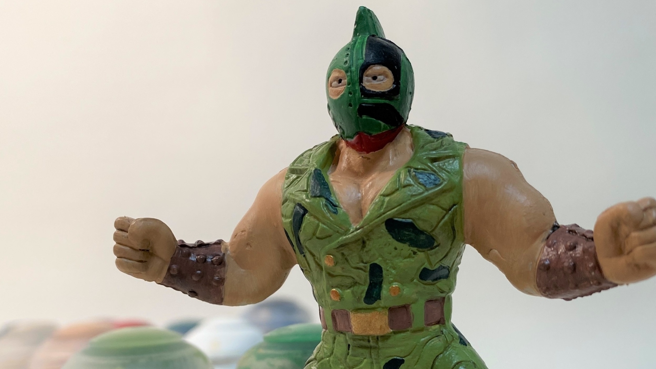 592【当時物のキン消しを塗ろう】デカ消し・第11弾（K型）キン肉