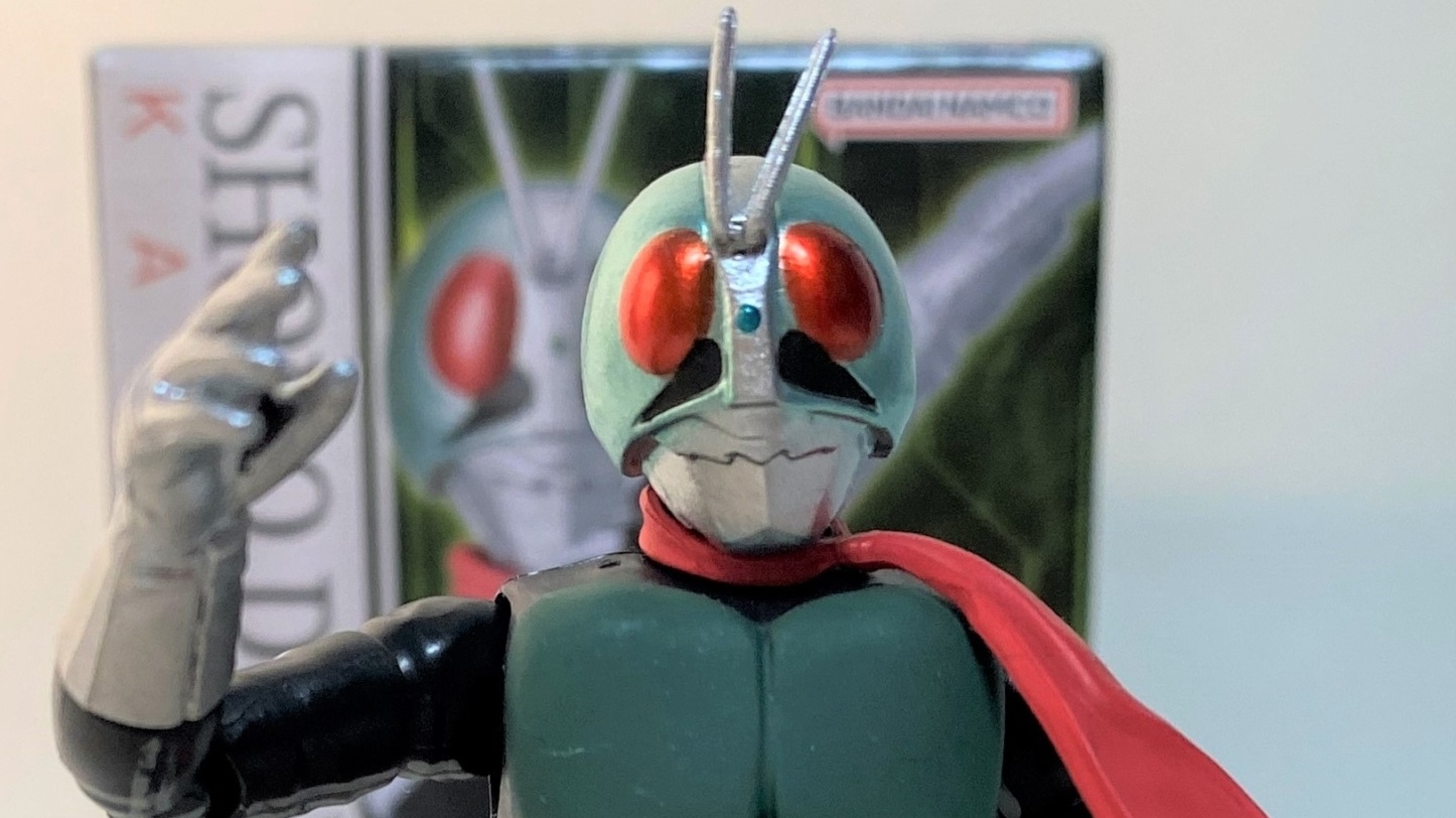 食玩SHODO-XX 仮面ライダー新1号を筆塗りリペイント｜水性アクリルで