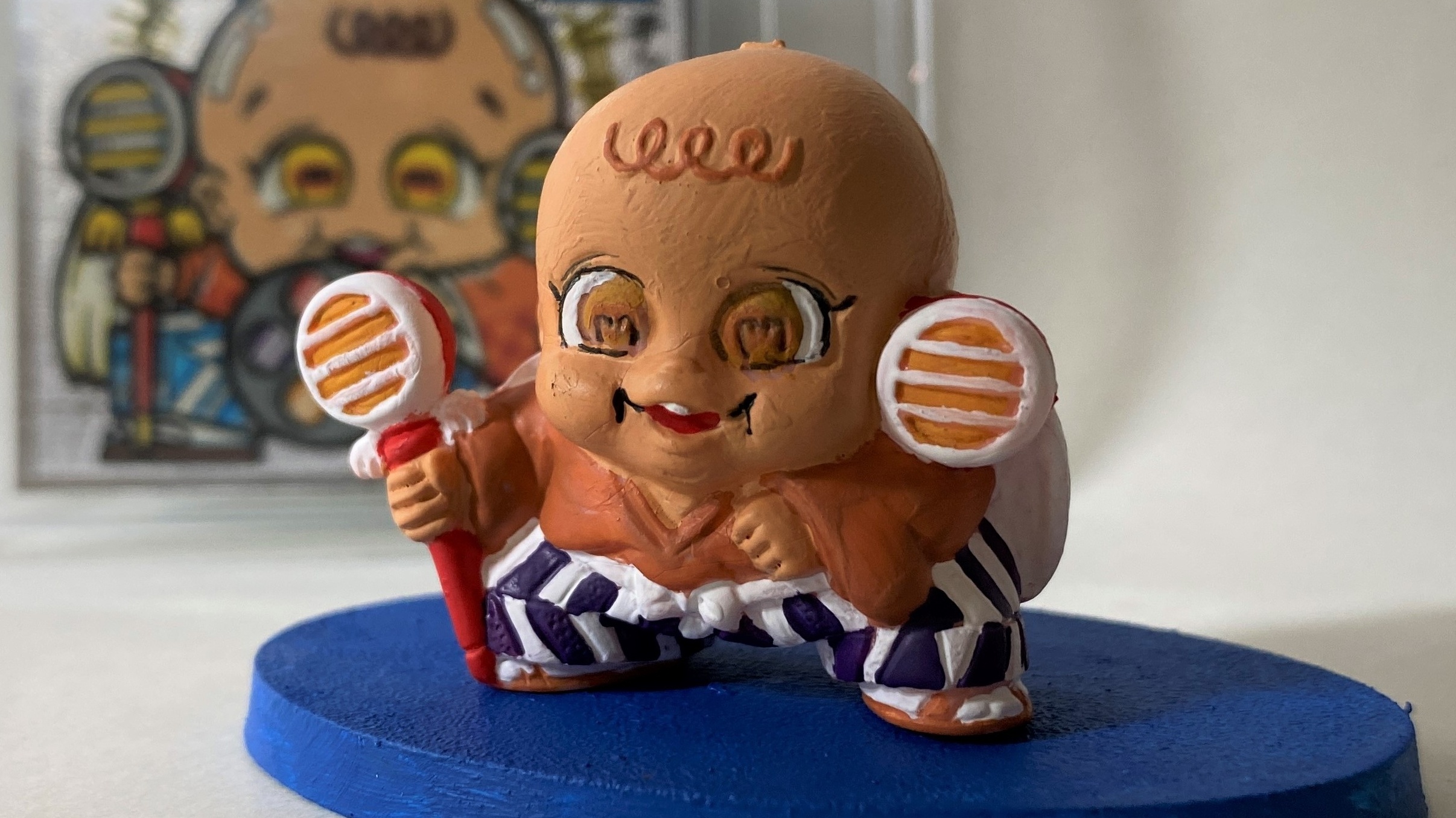 761 ビックリマンの消しゴム塗装【天聖界危機編】照光子 | Mさん模活