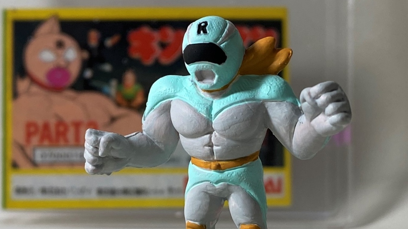 専用　バトラーの聖剣　消しゴムフィギュア　ペイント品 銀河伝説バトラーの聖剣 フィギュア 消しゴム レトロ 希少 当時物 キン