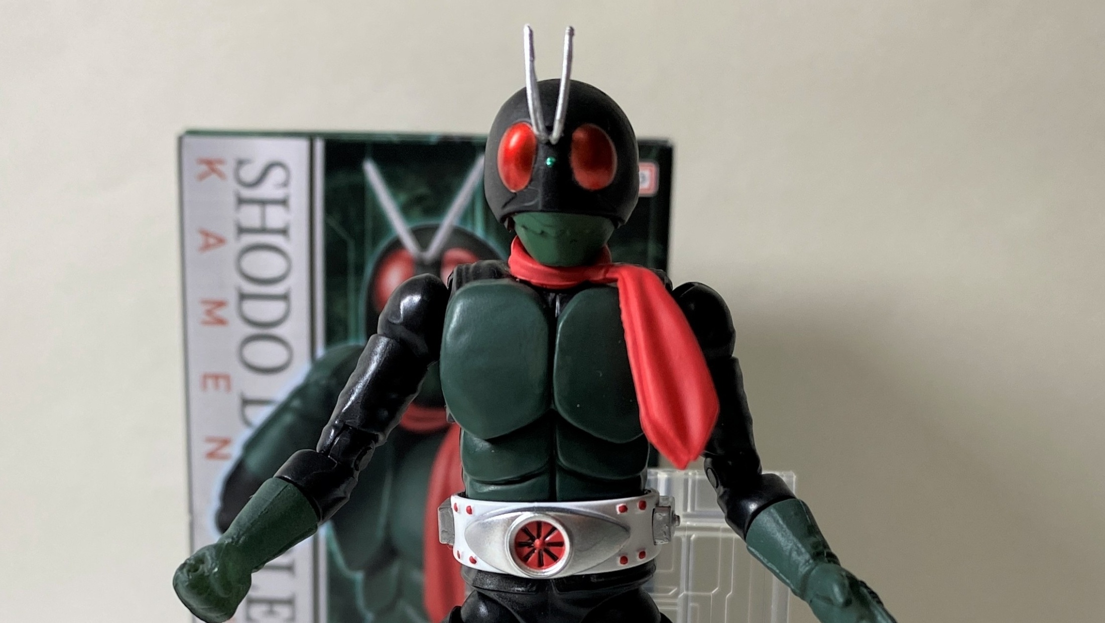 食玩リペイント】SHODO-XX 仮面ライダー旧1号（桜島Ver.）を筆塗りで