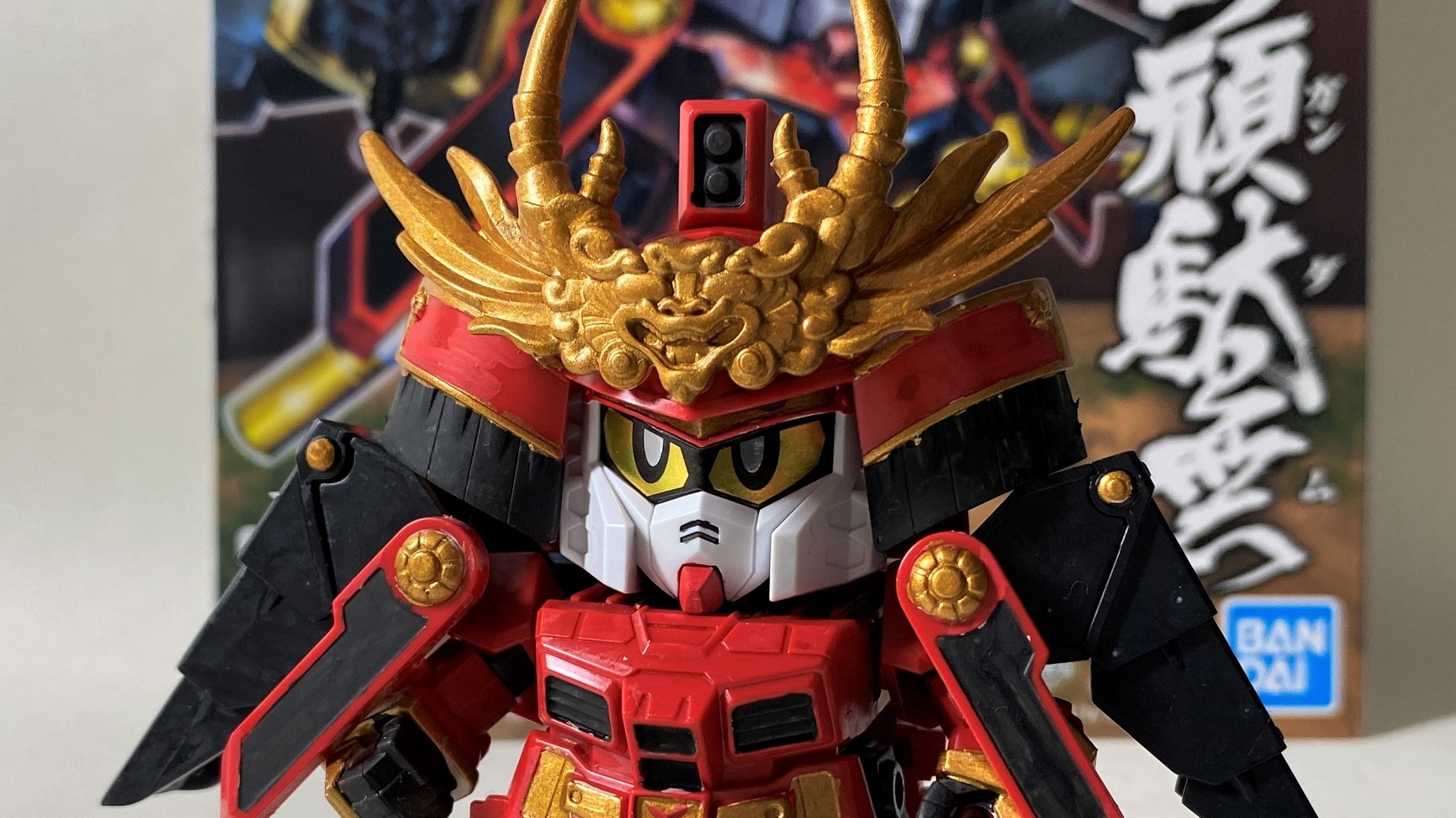 SD戦国伝 武神降臨編】BB戦士 No.331 武田信玄頑駄無を筆塗りで徹底