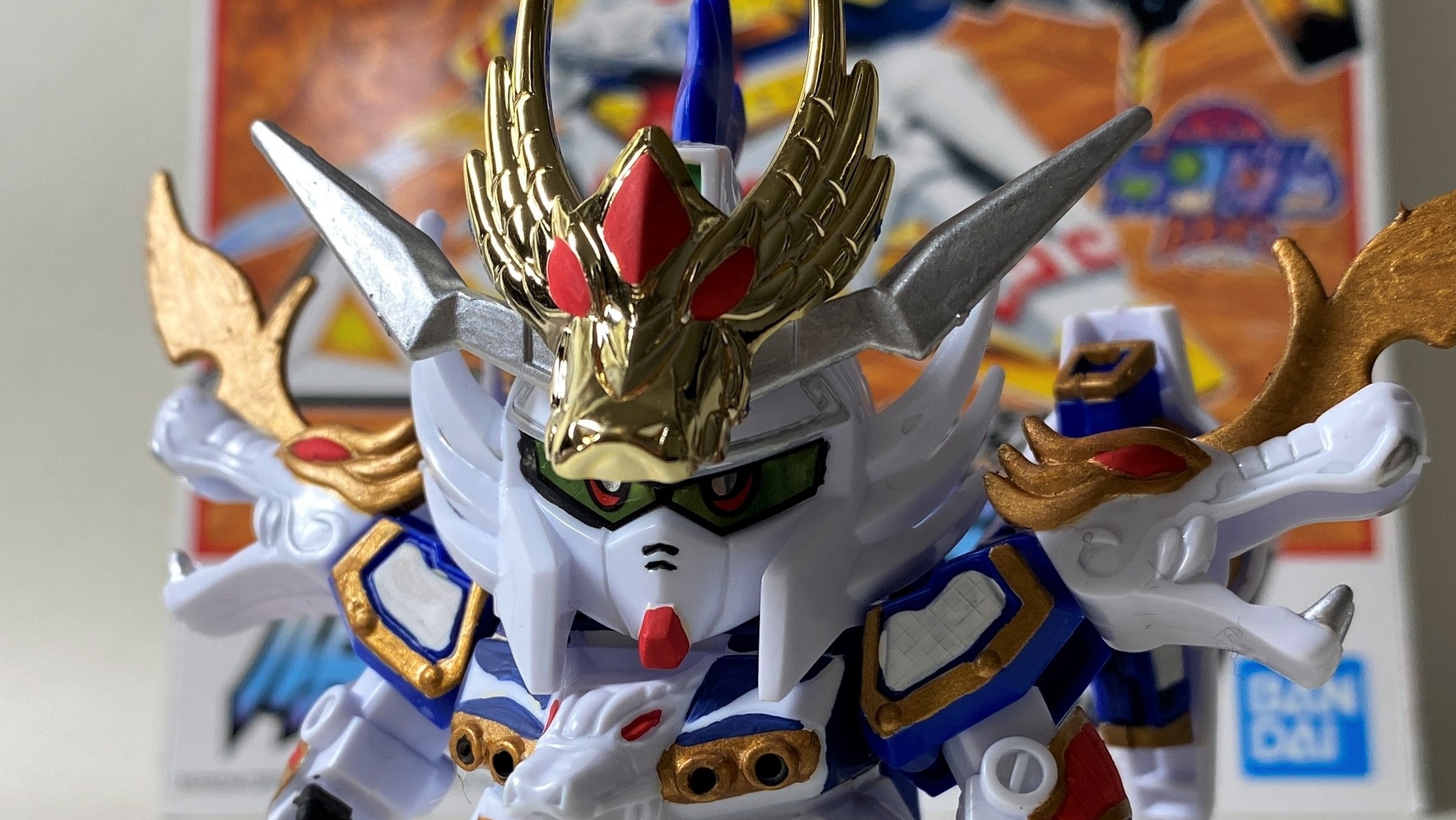 SDガンダムBB戦士 No.115】頑駄無白龍大帝を素組み＆塗装レビュー