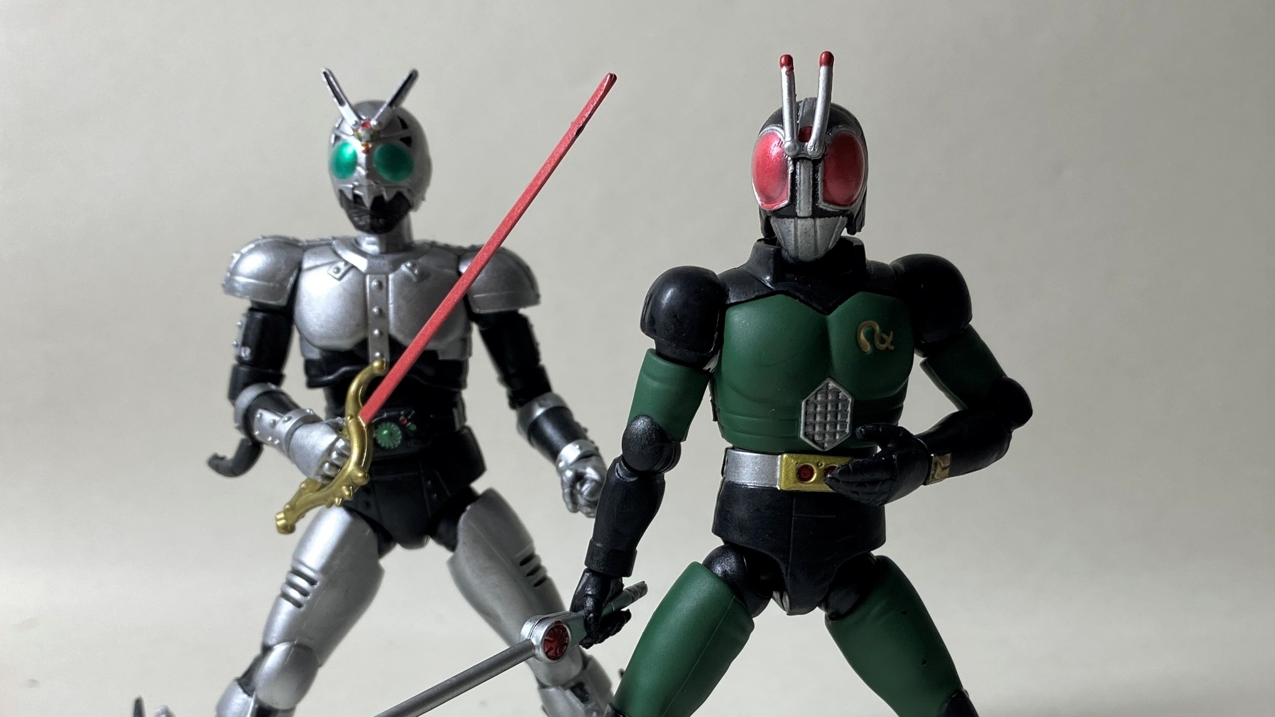 SHODO 仮面ライダーVS】BLACK RX＆シャドームーンを全塗装で徹底
