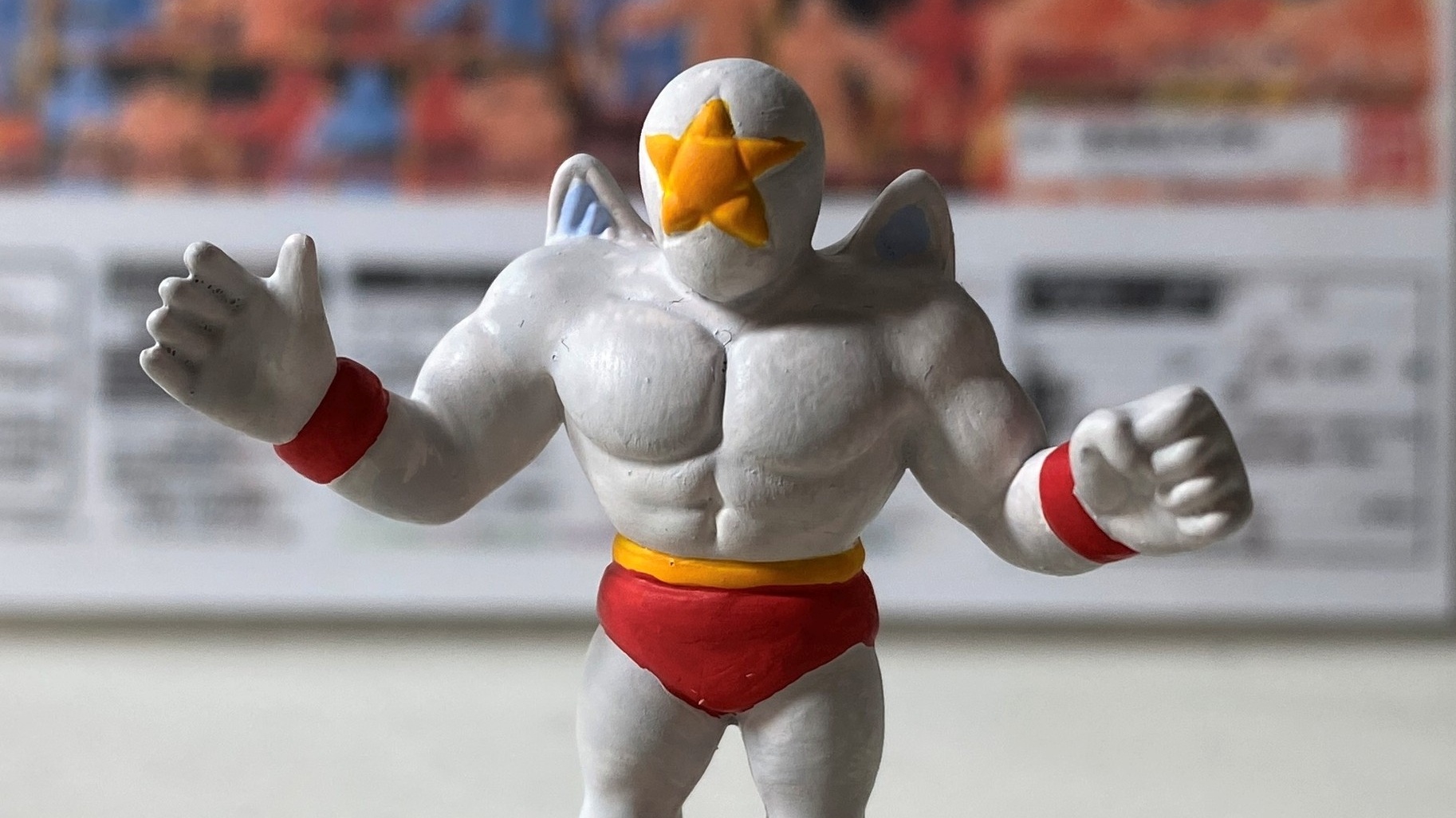 キンケシ復刻版「夢の超人タッグ編」ペンタゴンを初代アニメカラーで筆