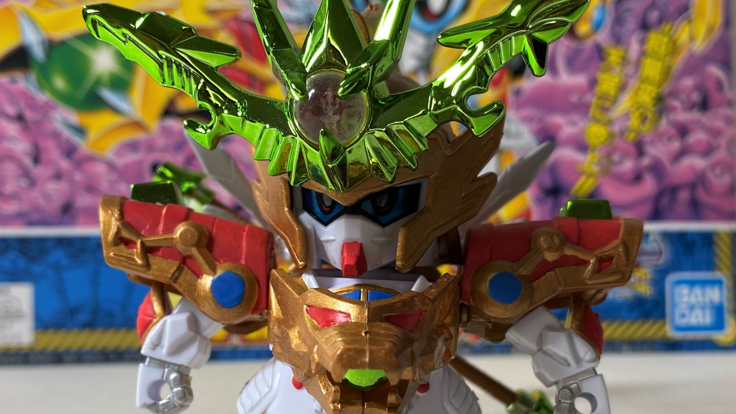SDガンダムBB戦士 No.143 輝龍頑駄無を素組み＆筆塗りで徹底制作