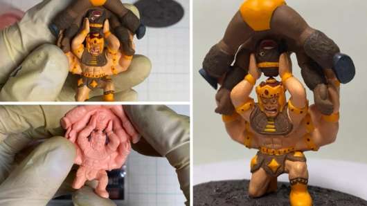 【超激レア】キン肉マン　キンケシ　ワザケシプレミアム2　改良阿修羅バスター キンケシ塗装レビュー】ワザケシプレミアムVol.2 アシュラマン